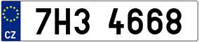 Truck License Plate